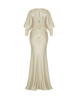 1930s Siren Evening Gown - Oyster