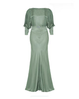 1930s Siren Evening Gown - Sage Green