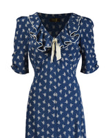 30s Cora Bias Cut Dress - Wish Print