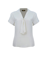 1930s Sailor Blouse - Ivory Crepe