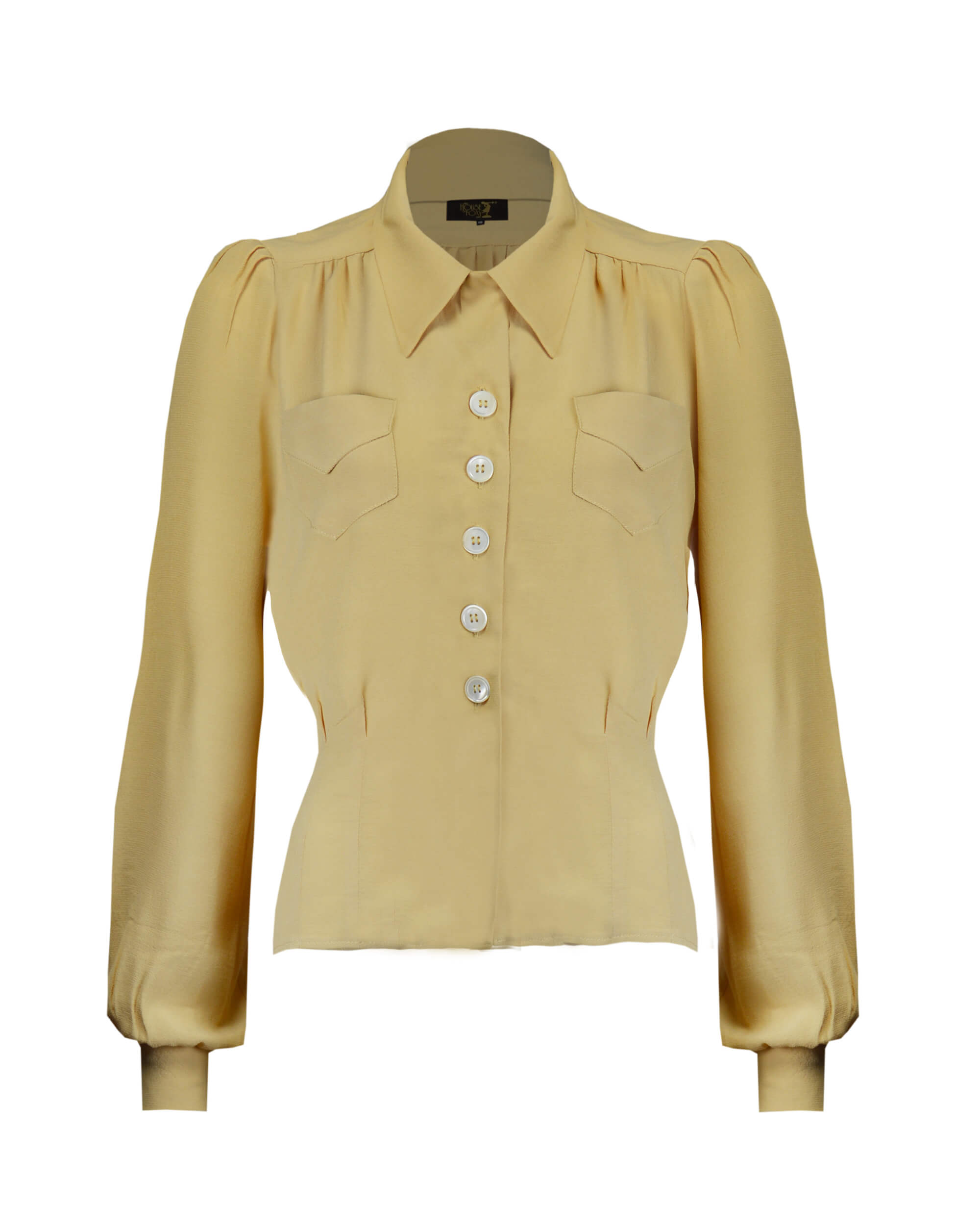 40s 2025 style blouse