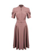 1940s Peggy Dress - Blush