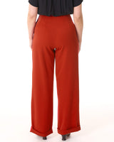 1940s Swing Trousers - Rust