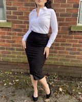 50s Perfect Pencil Skirt - Black