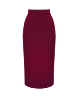 50s Perfect Pencil Skirt - Wine