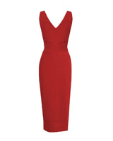 Retro Audrey Dress - Red