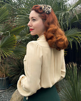 1940s Sweetheart Blouse - Antique