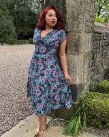 30s 'Ava' Tea Dress - Bloomsbury