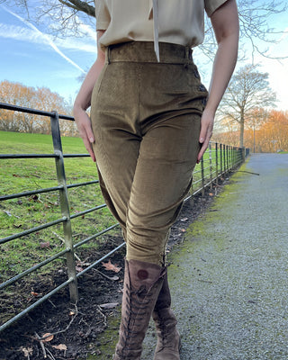 Landgirl Breeches - Deep Olive Corduroy