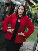 1940s/50s Swing Coat in Red