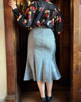 1930s Flutter Skirt - Tweed