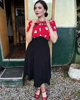 40s Grable Tea Dress - Ruby Bloom