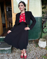 1940s Bolero - Black