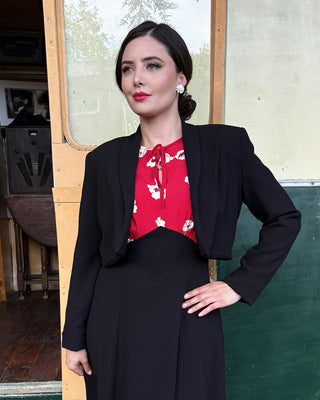 1940s Bolero - Black