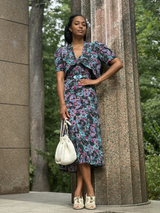 1930s Alice Bias Cut Midi Dress and Bolero - Bloomsbury