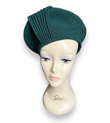 1940s Halo Beret - Bottle