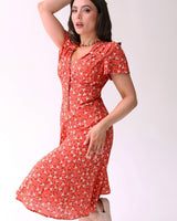 Pretty 40s Tea Dress in Starflower