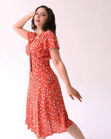 Pretty 40s Tea Dress in Starflower