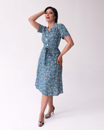 Pretty Retro 40s Shirt Dress - Daisy Dot