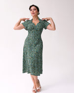 Pretty 40s Tea Dress in Mini Rose