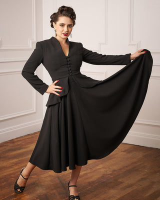 50s Premium Circle Skirt - Black