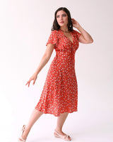 Pretty 40s Tea Dress in Starflower