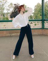 1940s Swing Trousers - Navy