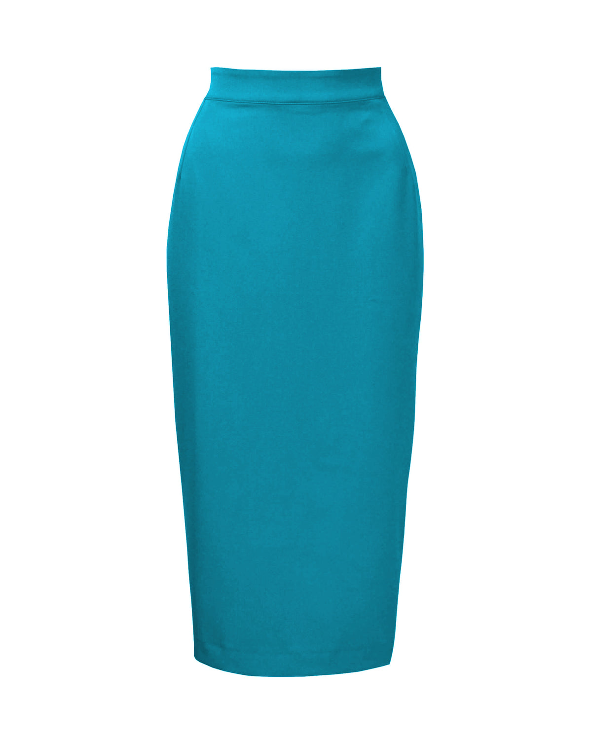 50s Perfect Pencil Skirt - Teal – House of Foxy