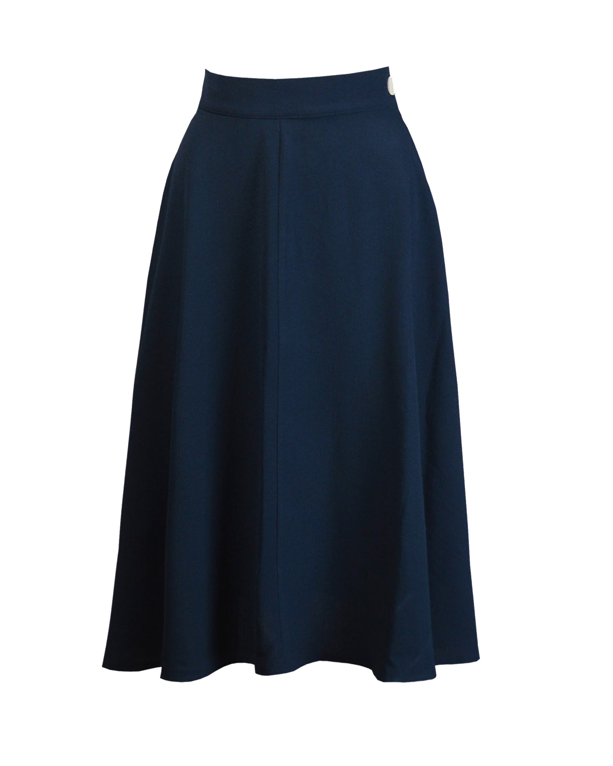 Pretty 40s Classic Swing Skirt - Navy – House of Foxy