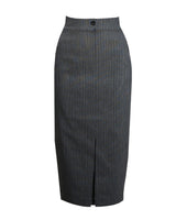 Retro 50s Pencil Skirt - Pin Stripe