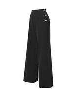 Pretty 1940s Wide Leg Trousers in Black