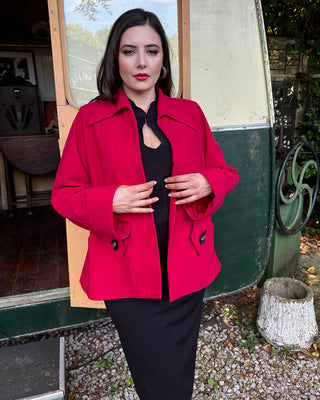 40s/50s Swing Coat in Red