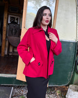 1940s/50s Swing Coat in Red