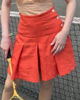 30s Pleated Shorts - Limited Edition Rust