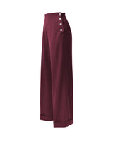 1940s Swing Trousers - Wine