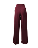 1940s Swing Trousers - Wine