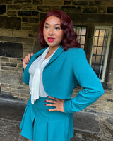 1940s Rosie Bolero - Teal