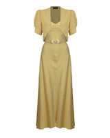 30s Alice Bias Cut Midi Dress and Bolero - Sahara