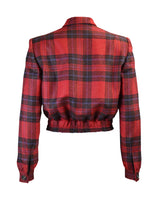 40s Americana Zip Jacket - Red Check