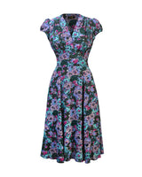 30s 'Ava' Tea Dress - Bloomsbury