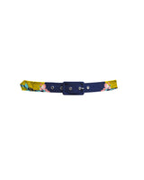 Classic 2.5cm Belt - Gold Leaf Print