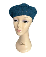 Knitted Beret - Petrol