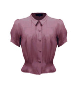 1930s Bonnie Blouse - Plum