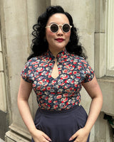 1940s Keyhole Blouse - Jubilee