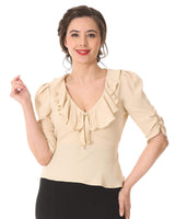 1930s Frill Blouse - Antique