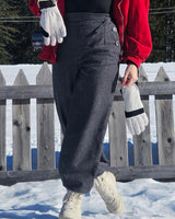 Vintage Ski Pants - Charcoal wool