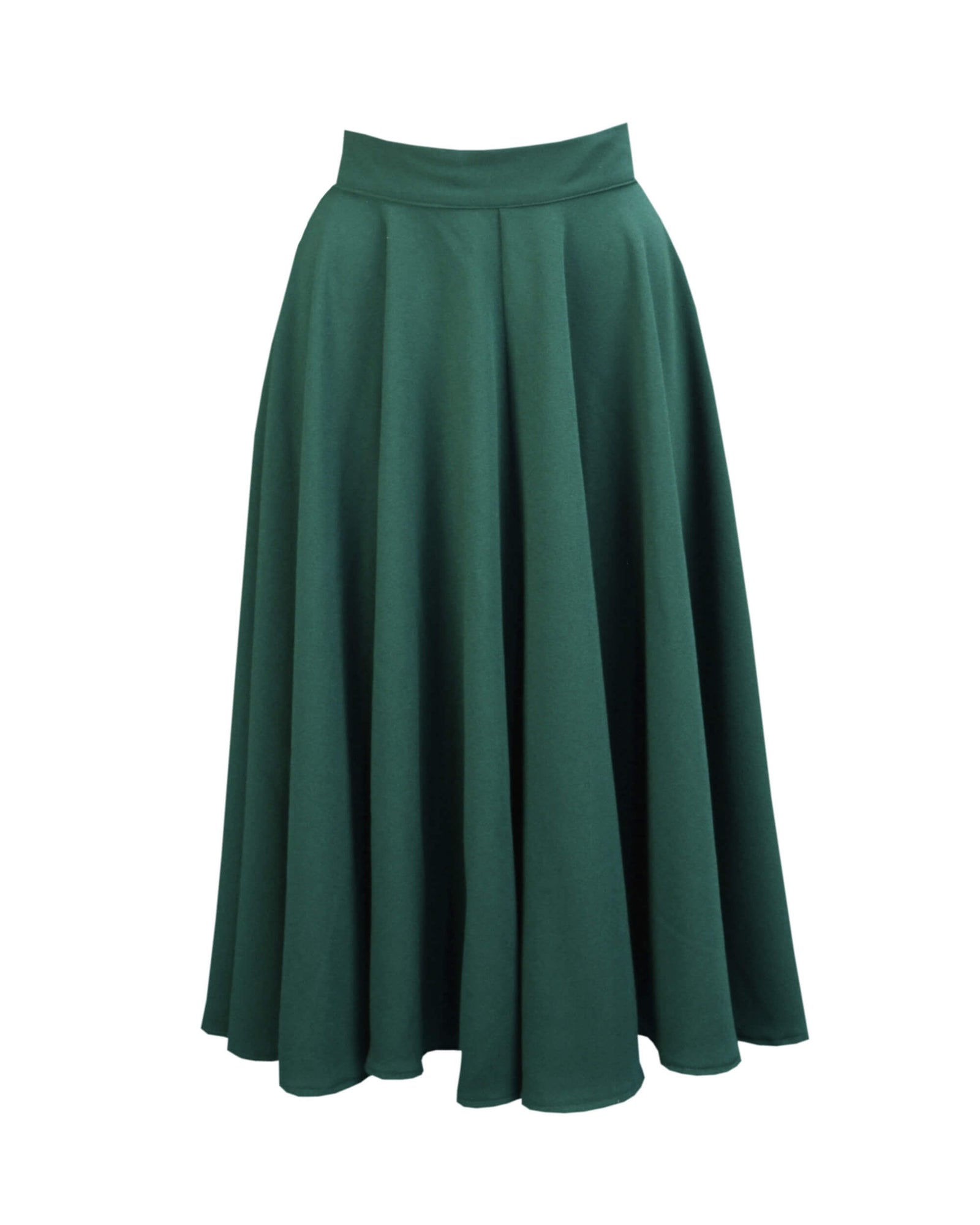 50s Premium Circle Skirt - Racing Green – House of Foxy