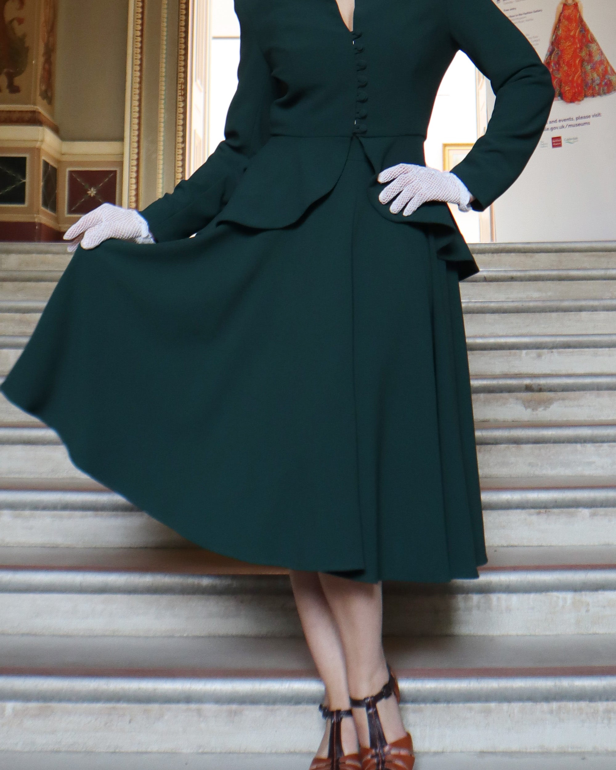 Long formal skirt 50s sale