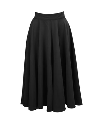 50s Premium Circle Skirt - Black