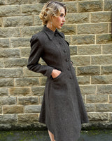 1930s/40s Princess Line Coat in Wool